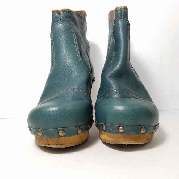 Sanita jade ankle bootie wood clog size 37 or 6 - Picture 2 of 8